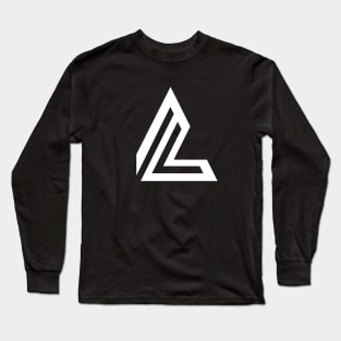 Geometric abstract black and white Long Sleeve T-Shirt